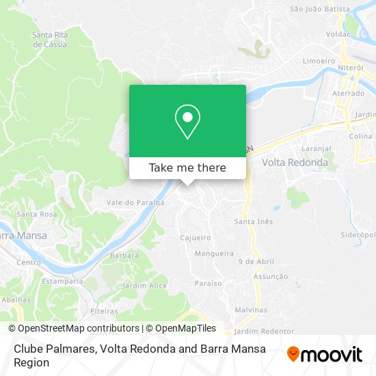 Clube Palmares map