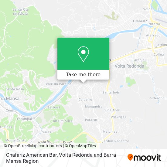 Chafariz American Bar map