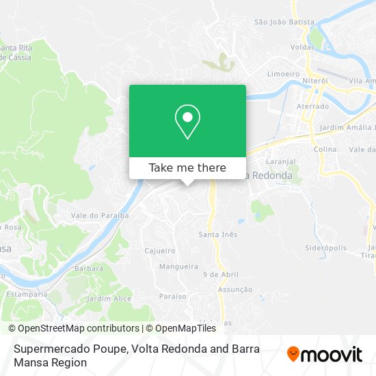 Mapa Supermercado Poupe