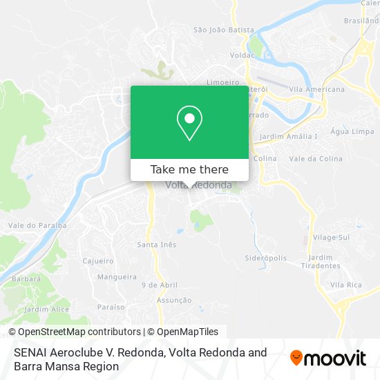 SENAI Aeroclube V. Redonda map