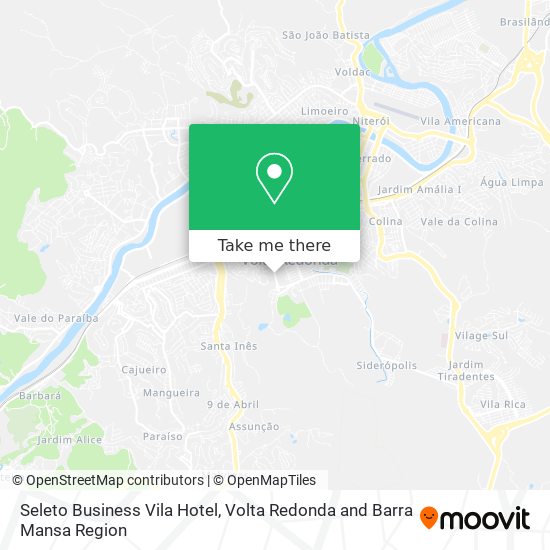 Seleto Business Vila Hotel map