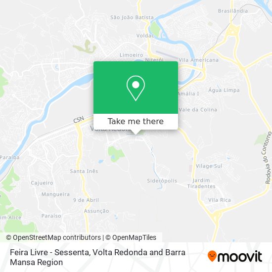 Feira Livre - Sessenta map