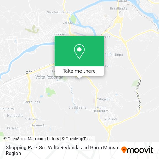 Shopping Park Sul map