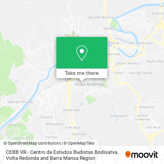 CEBB VR - Centro de Estudos Budistas Bodisatva map