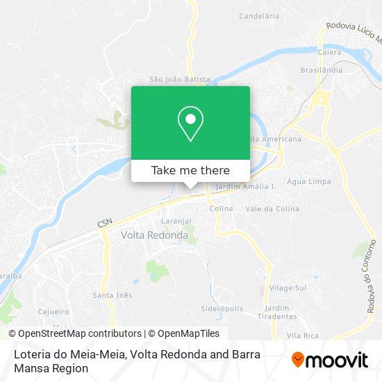 Loteria do Meia-Meia map