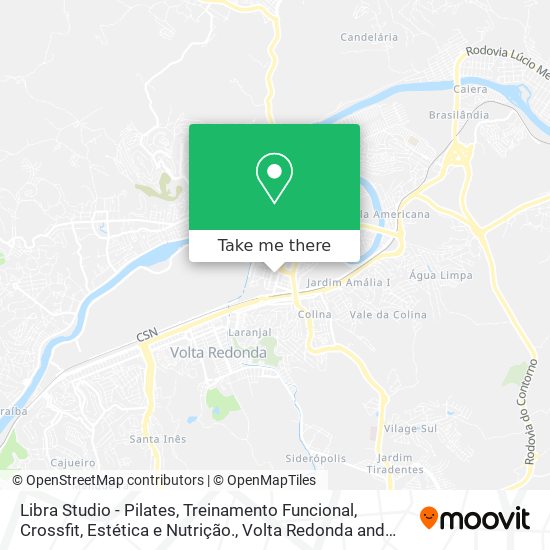 Mapa Libra Studio - Pilates, Treinamento Funcional, Crossfit,  Estética e Nutrição.