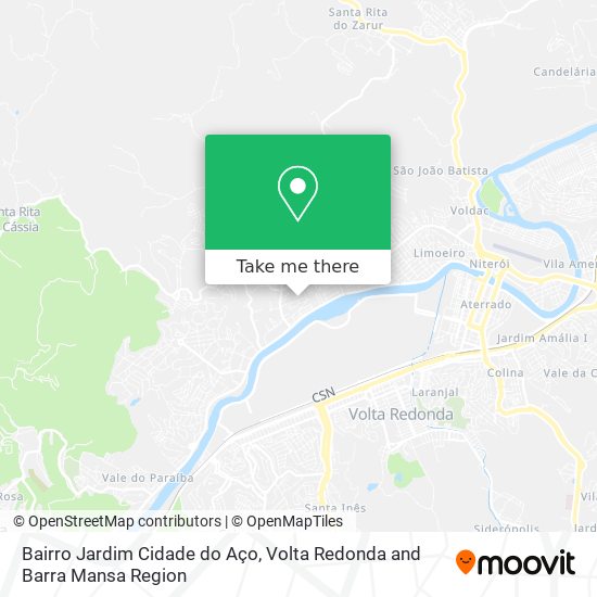 Bairro Jardim Cidade do Aço map