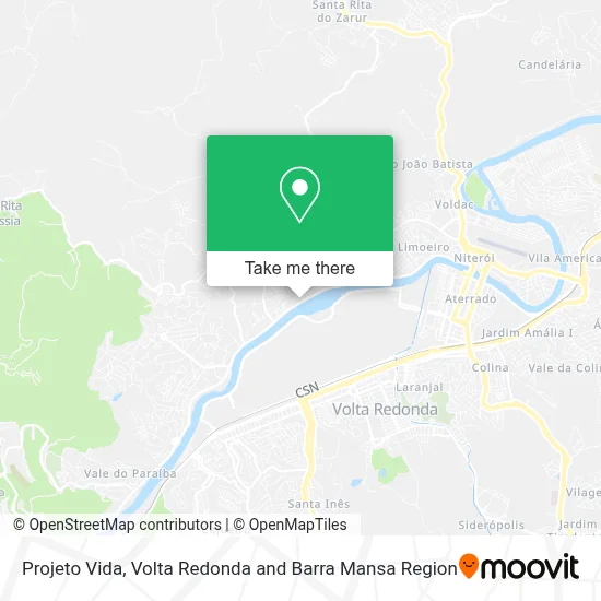 Projeto Vida map