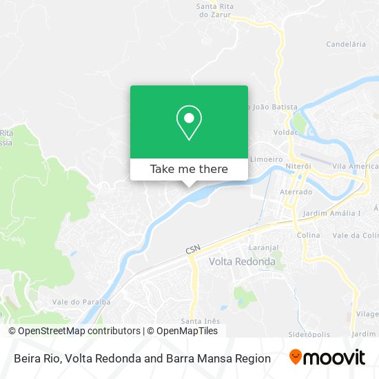 Mapa Beira Rio