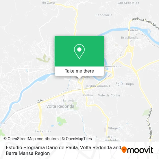 Estudio Programa Dário de Paula map