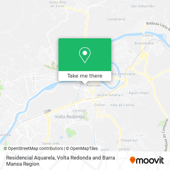 Residencial Aquarela map