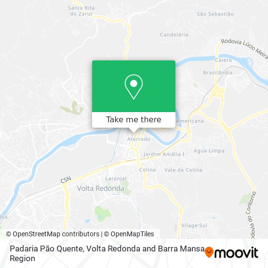 Padaria Pão Quente map