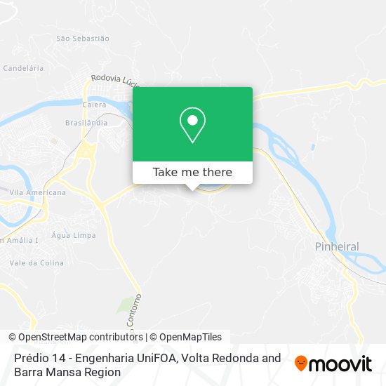 Prédio 14 - Engenharia UniFOA map