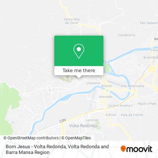 Bom Jesus - Volta Redonda map