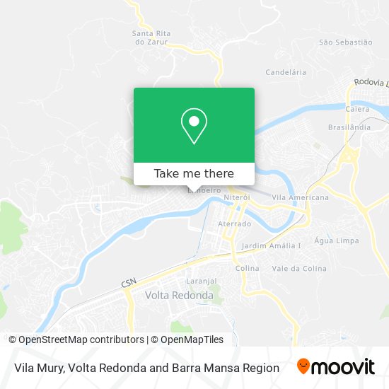 Mapa Vila Mury