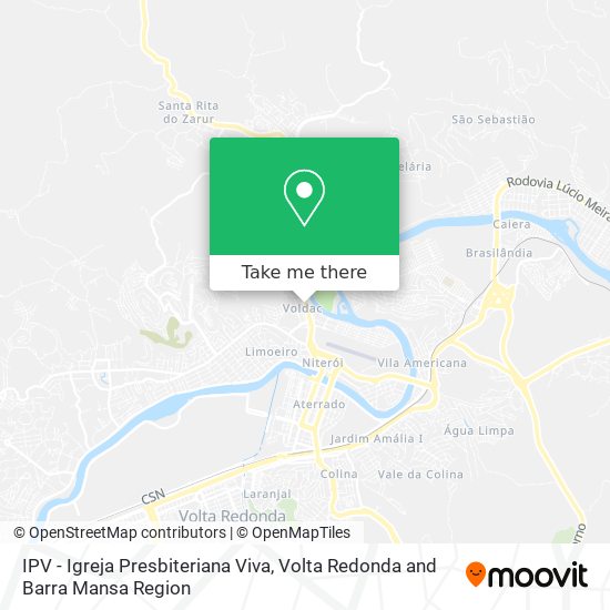 Mapa IPV - Igreja Presbiteriana Viva