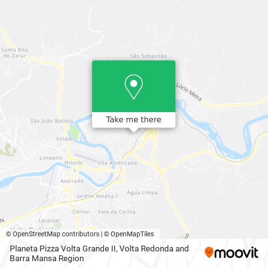 Planeta Pizza Volta Grande II map