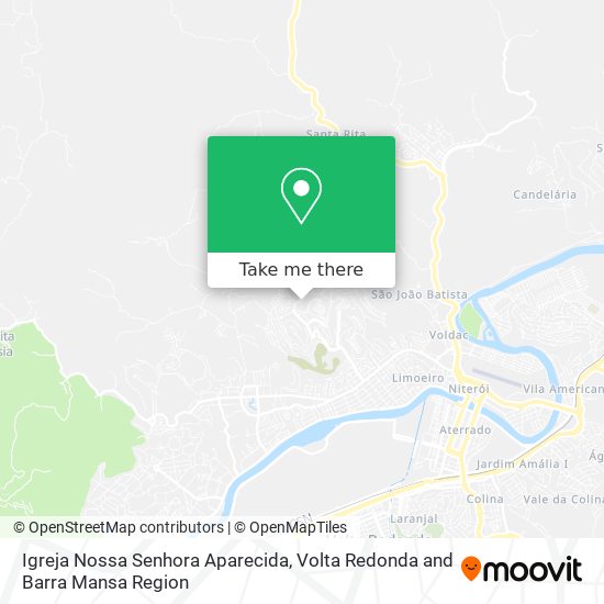 Mapa Igreja Nossa Senhora Aparecida