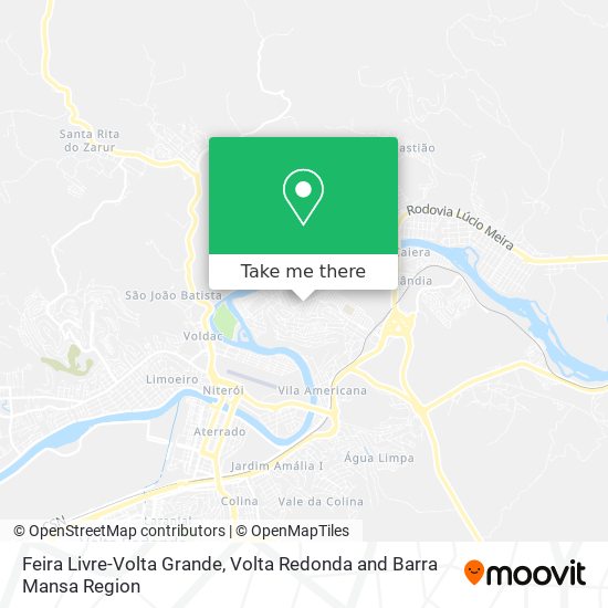 Feira Livre-Volta Grande map