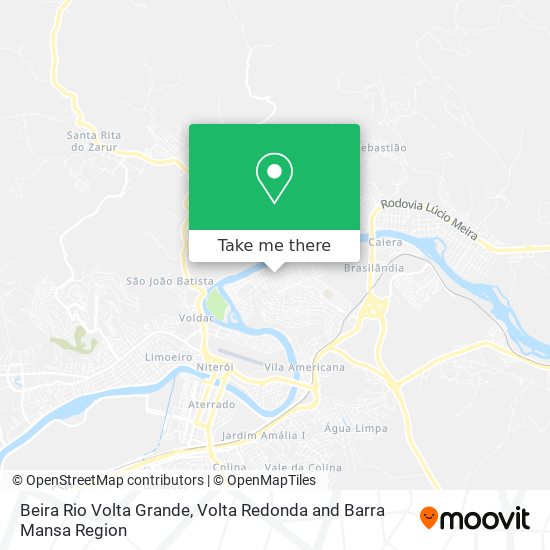 Beira Rio Volta Grande map
