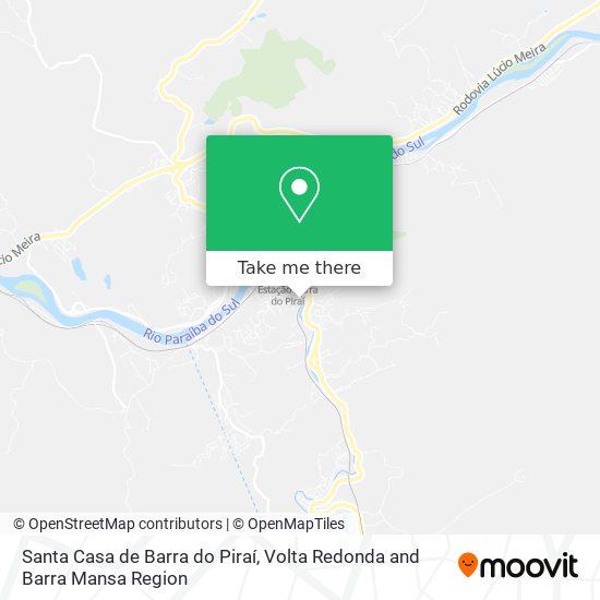 Santa Casa de Barra do Piraí map