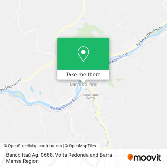 Banco Itaú Ag. 0688 map