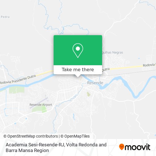 Academia Sesi-Resende-RJ map