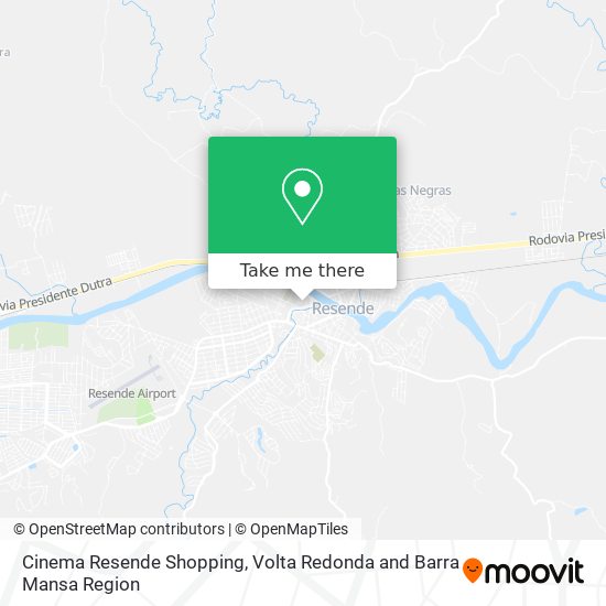 Cinema Resende Shopping map
