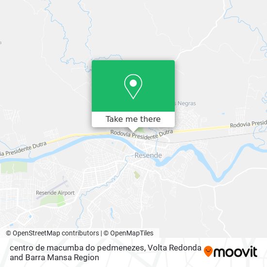 centro de macumba do pedmenezes map