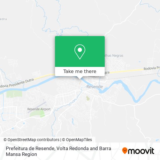 Prefeitura de Resende map