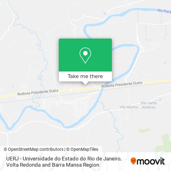 UERJ - Universidade do Estado do Rio de Janeiro map