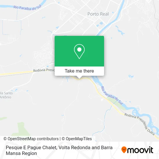 Pesque E Pague Chalet map