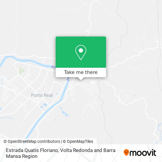 Estrada Quatis Floriano map