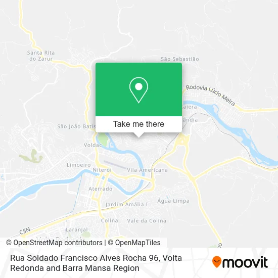 Rua Soldado Francisco Alves Rocha 96 map