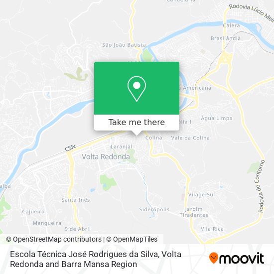 Escola Técnica José Rodrigues da Silva map
