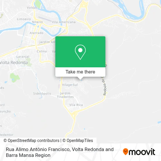 Rua Alimo Antônio Francisco map