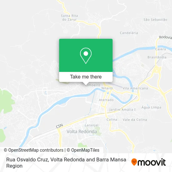 Rua Osvaldo Cruz map