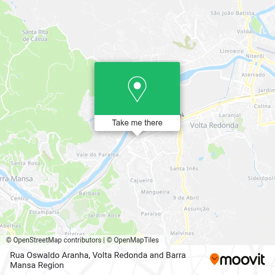 Rua Oswaldo Aranha map