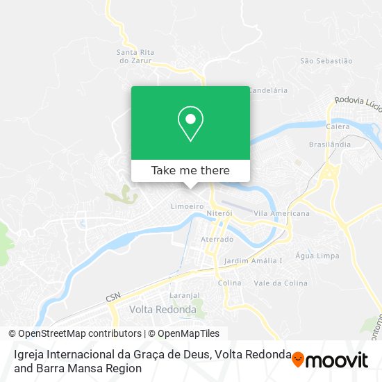 Igreja Internacional da Graça de Deus map