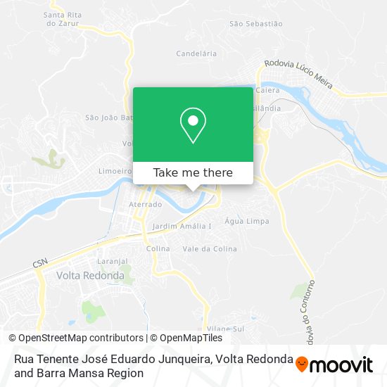 Rua Tenente José Eduardo Junqueira map