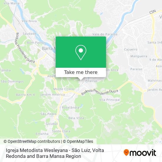 Igreja Metodista Wesleyana - São Luiz map