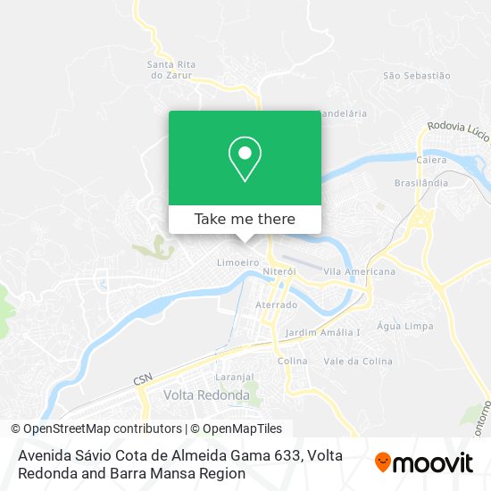 Avenida Sávio Cota de Almeida Gama 633 map