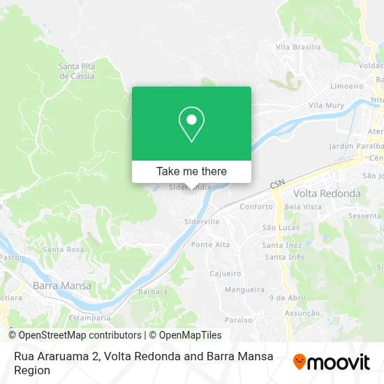Rua Araruama 2 map