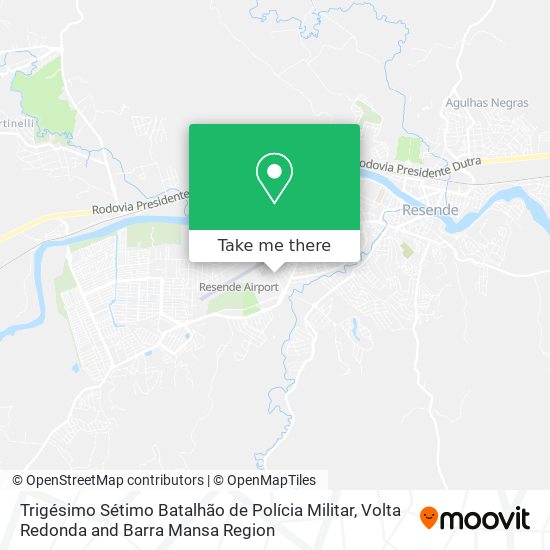 Trigésimo Sétimo Batalhão de Polícia Militar map