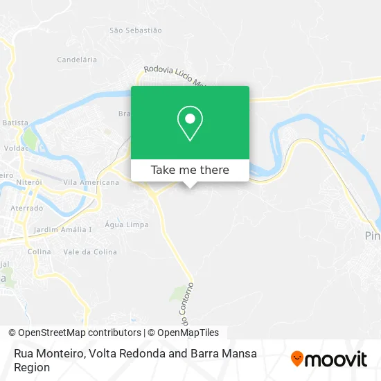 Rua Monteiro map