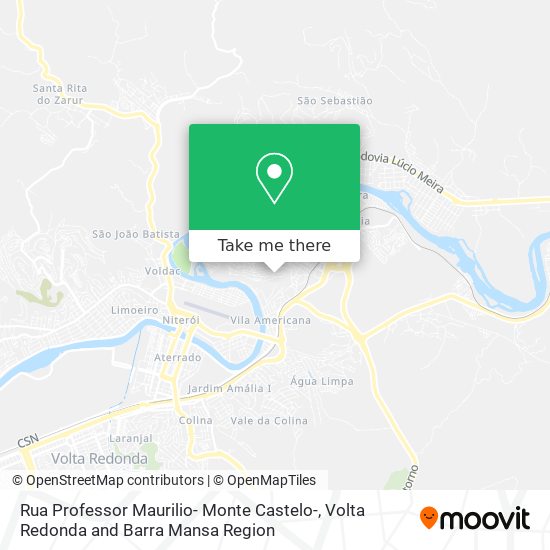Rua Professor Maurilio- Monte Castelo- map