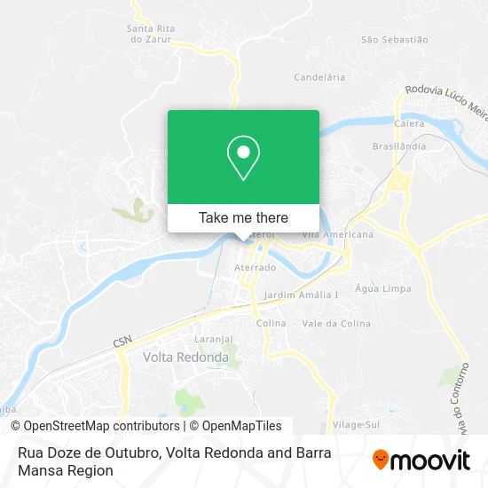 Rua Doze de Outubro map