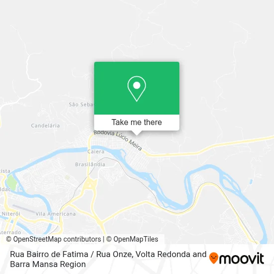 Rua Bairro de Fatima / Rua Onze map