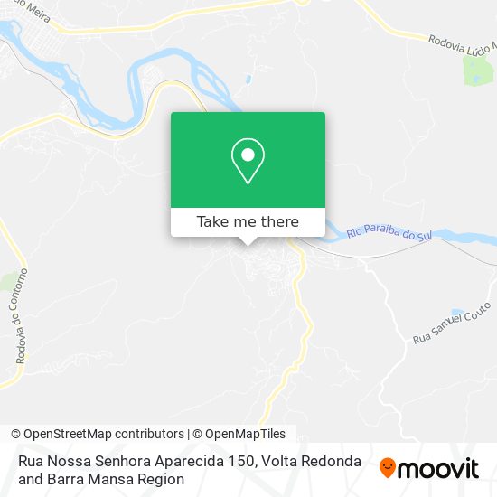 Rua Nossa Senhora Aparecida 150 map