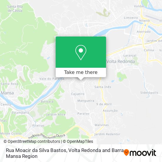 Rua Moacir da Silva Bastos map